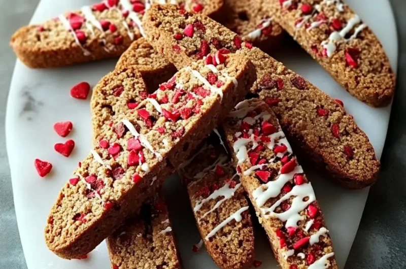 Cinnamon Red Hot Biscotti Cookies