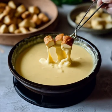 Vegan Cheese Fondue