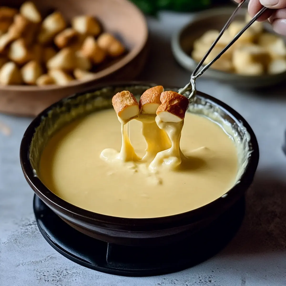 Vegan Cheese Fondue