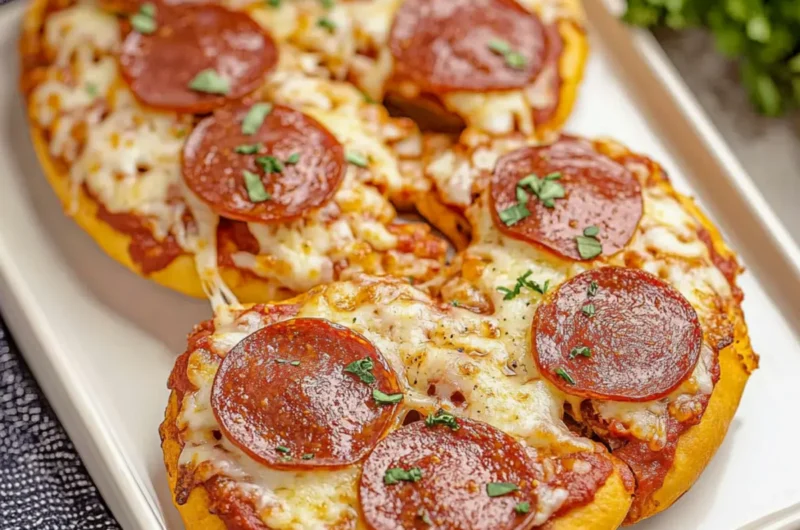 Air Fryer Pizza Bagels