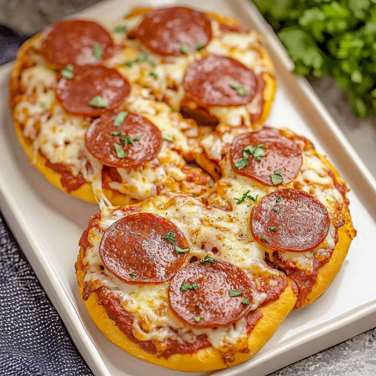 Air Fryer Pizza Bagels