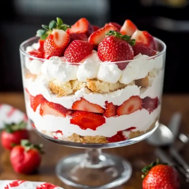 Strawberry Shortcake Trifle