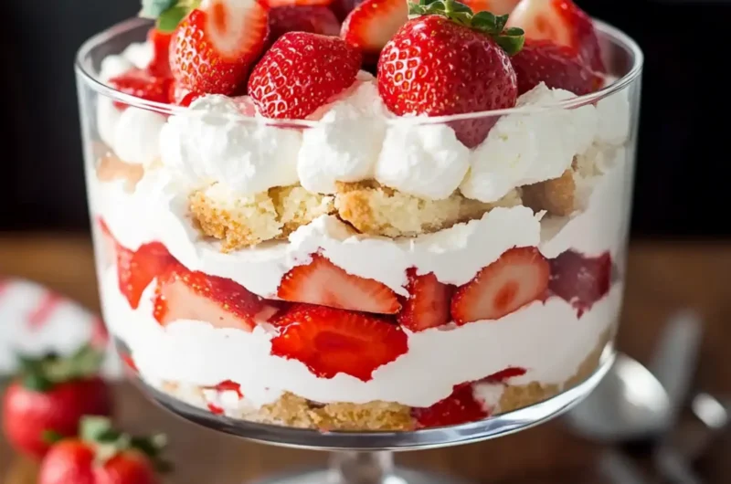 Strawberry Shortcake Trifle