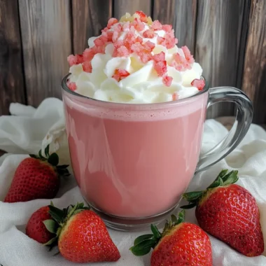 Strawberry White Hot Cocoa