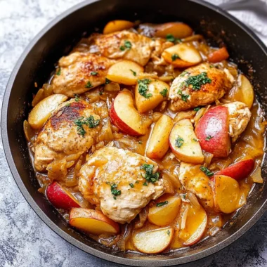 Apple Cider Chicken Skillet