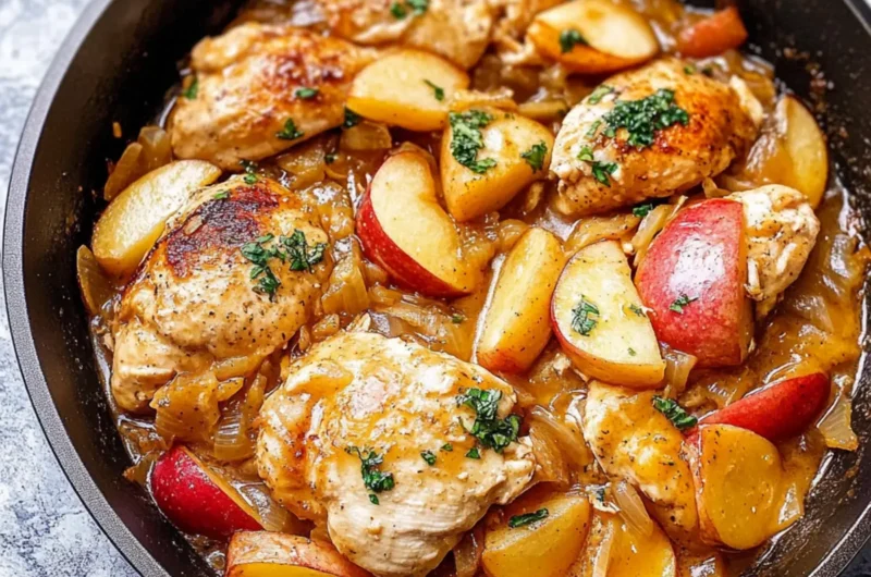 Apple Cider Chicken Skillet