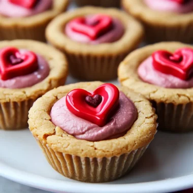 Valentine Peanut Butter Cookie Cups