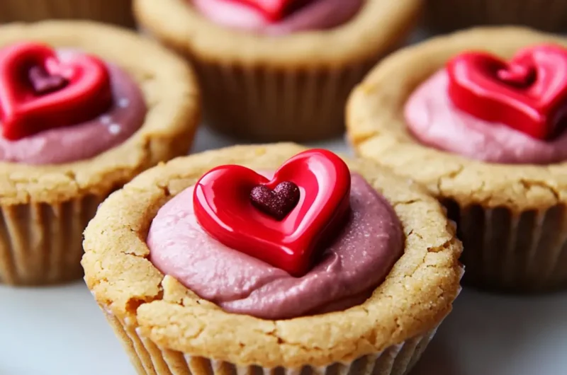 Valentine Peanut Butter Cookie Cups
