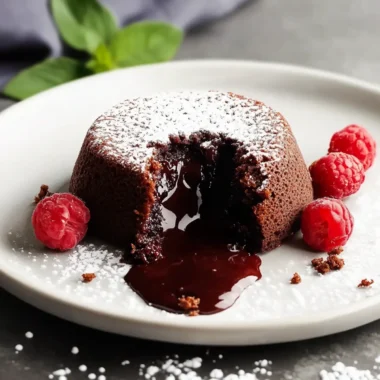 Molten Lava Cake for Two