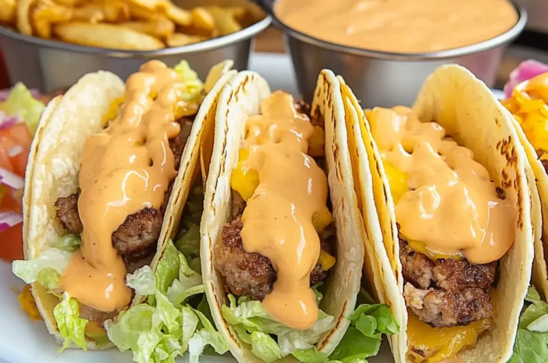 Smash Burger Tacos