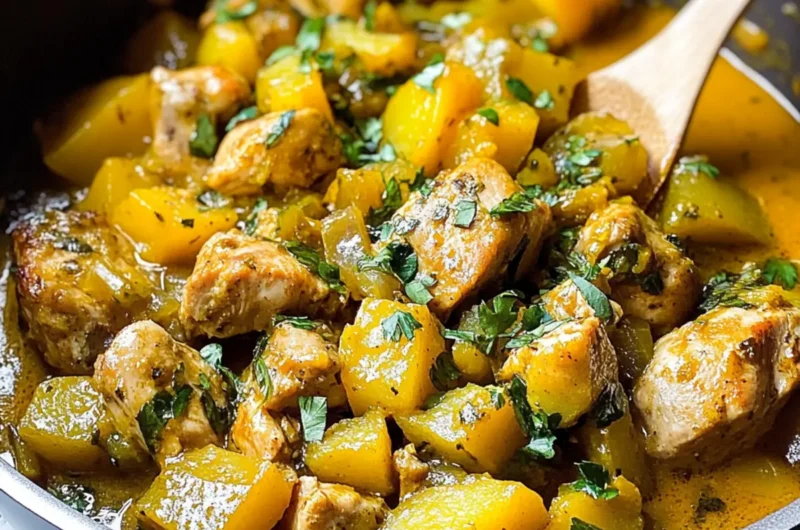 Green Chile Chicken and Potatoes