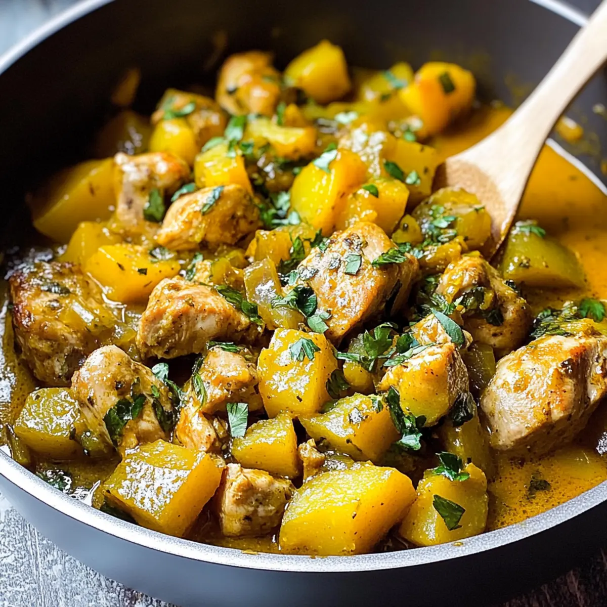 Green Chile Chicken and Potatoes