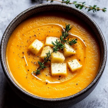 Butternut Squash and Apple Soup