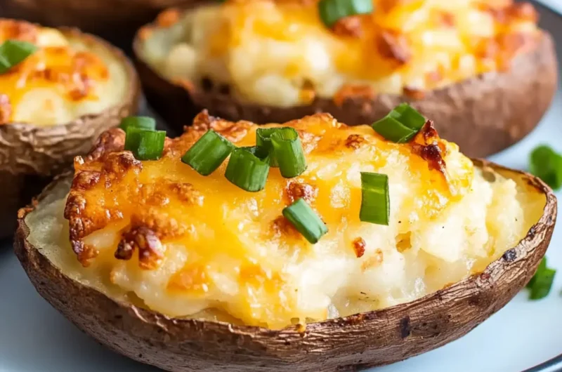 Air Fryer Twice Baked Potatoes