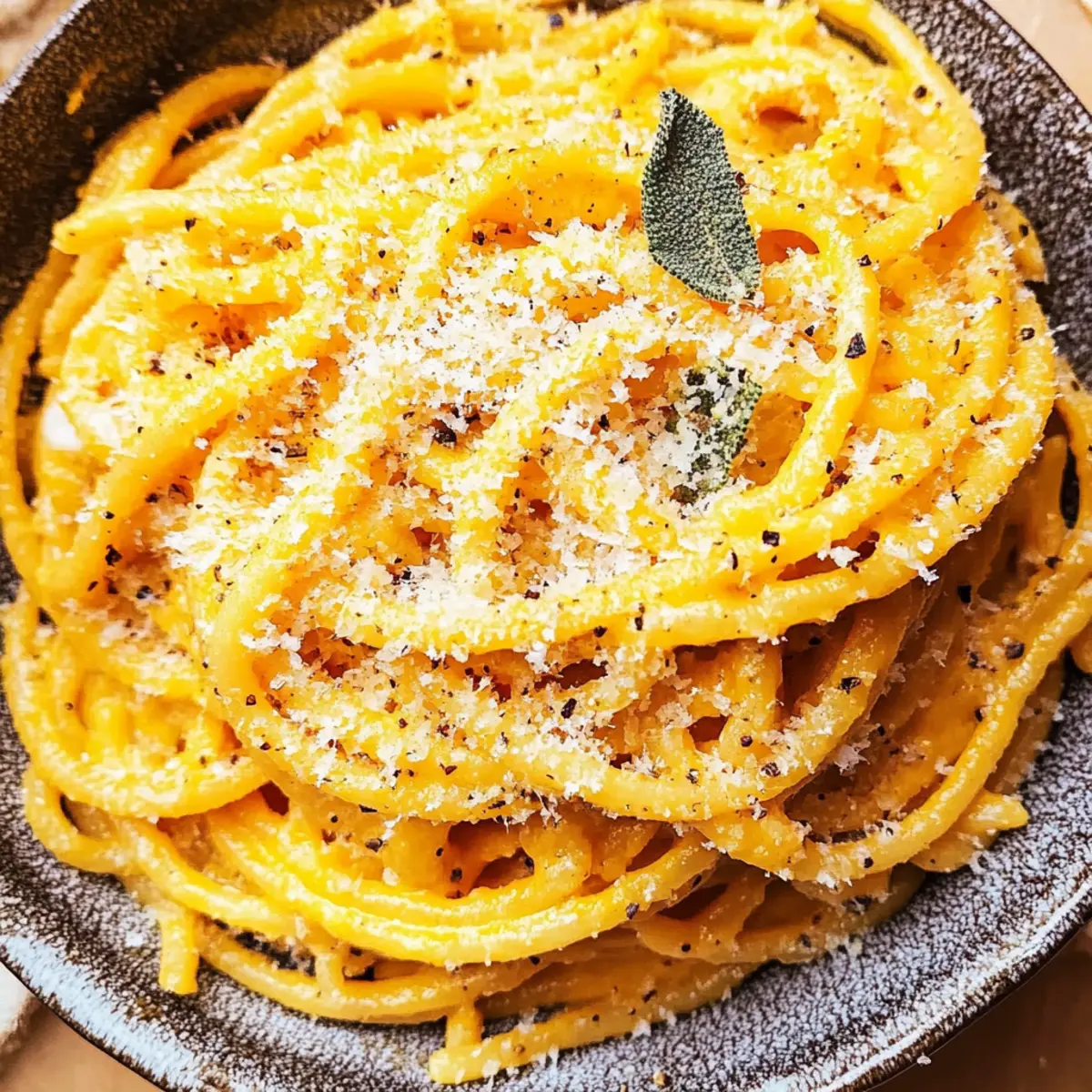 Pumpkin Cacio e Pepe