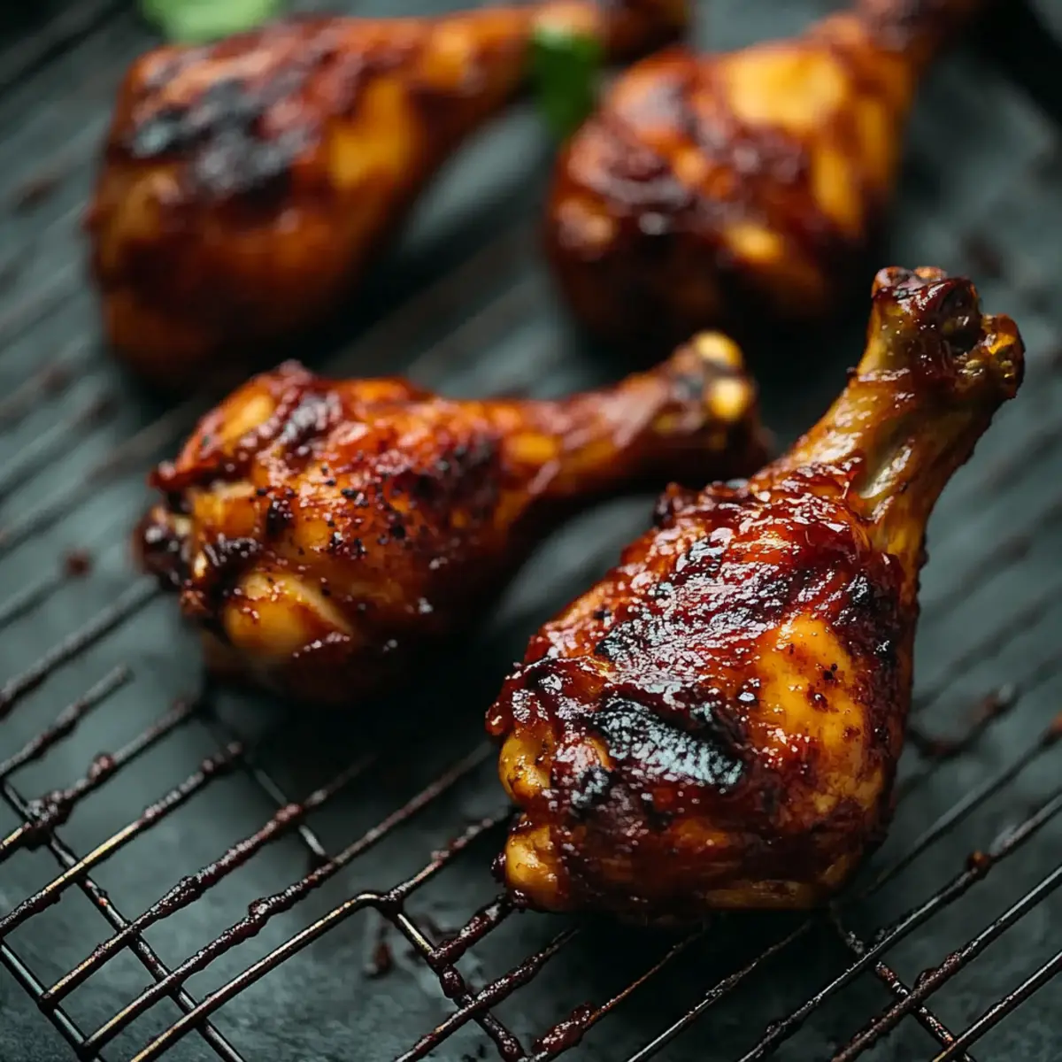 Crunchy BBQ Chicken Legs