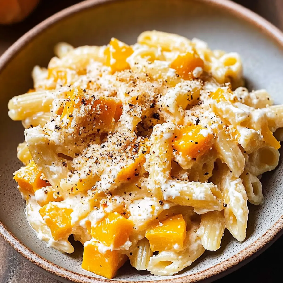 Butternut Squash Ricotta Pasta