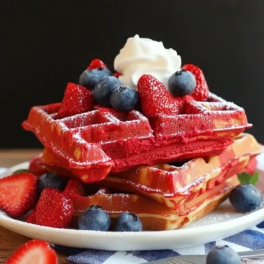 Red Velvet Waffles