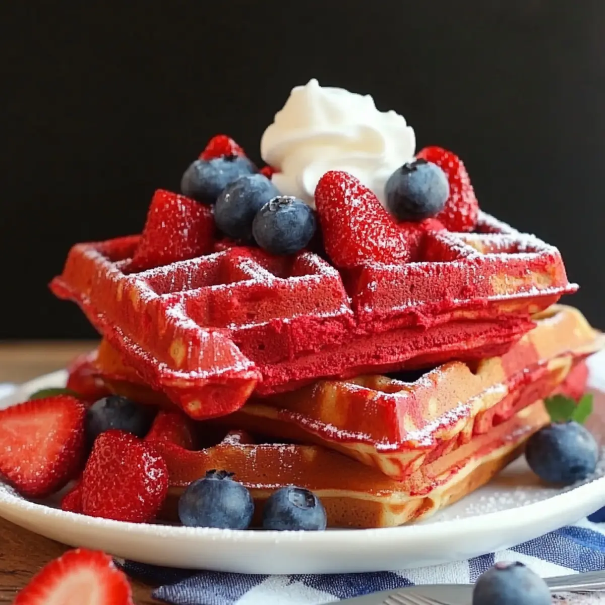 Red Velvet Waffles