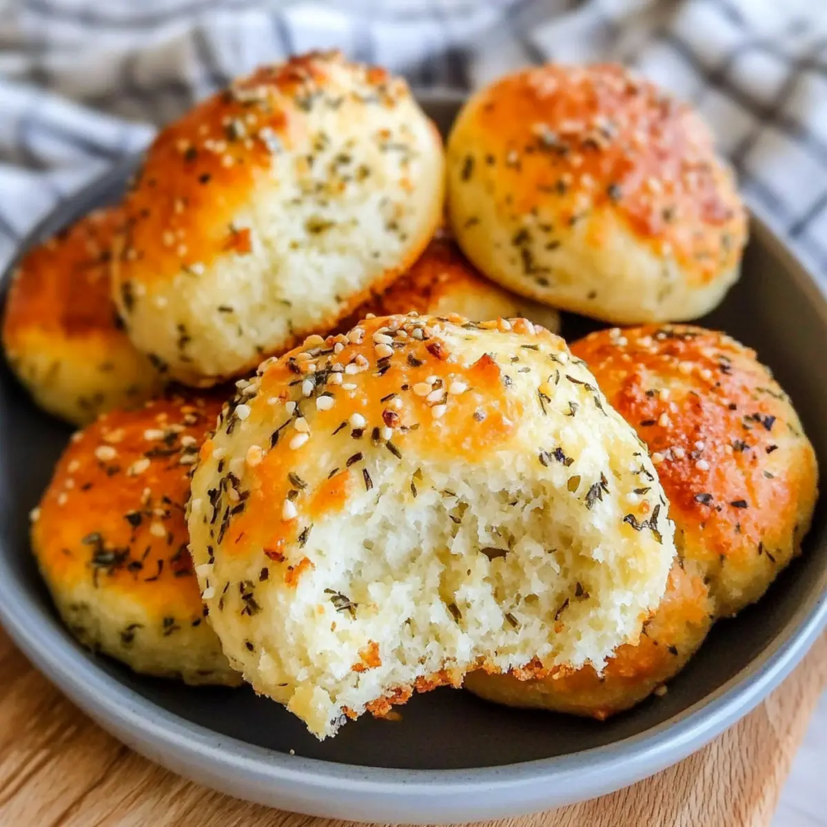 Keto Garlic Butter Rolls