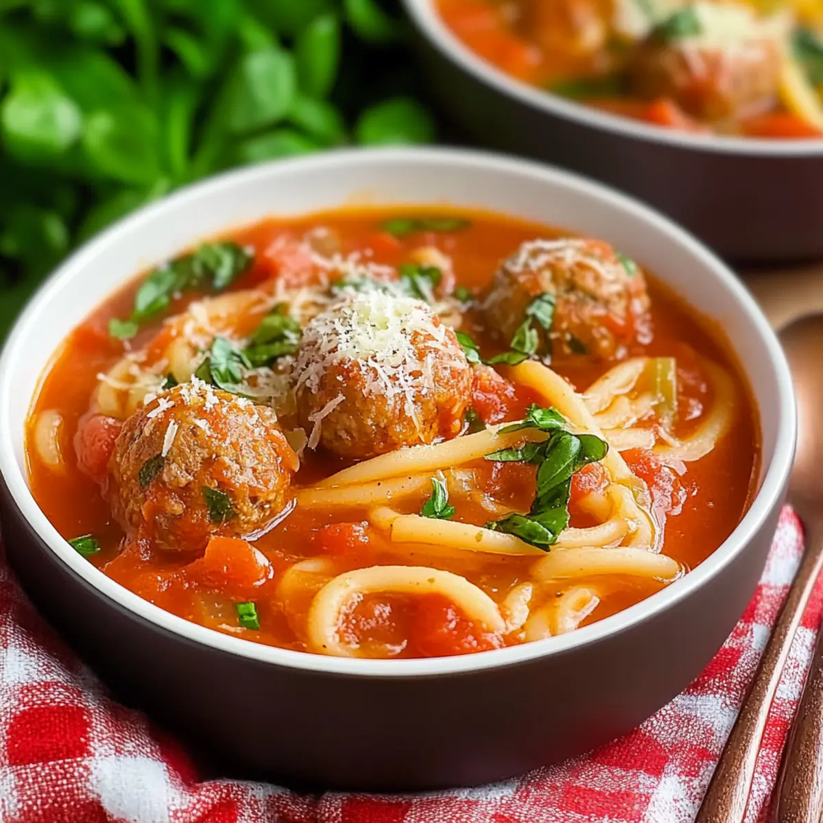 Italian Meatball Soup