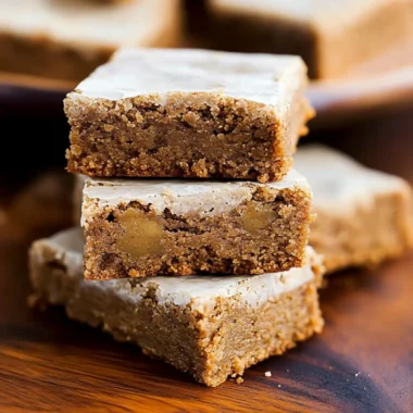 Gingerbread Blondies