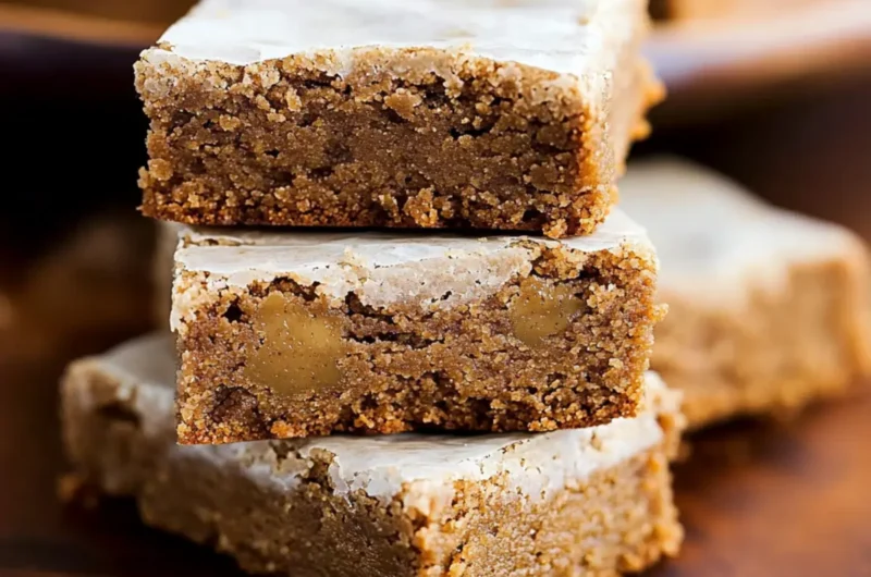 Gingerbread Blondies