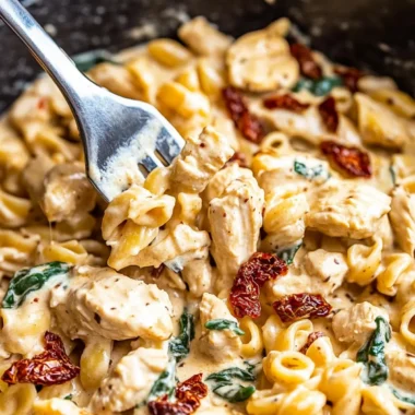 Creamy Sun Dried Tomato Chicken Pasta