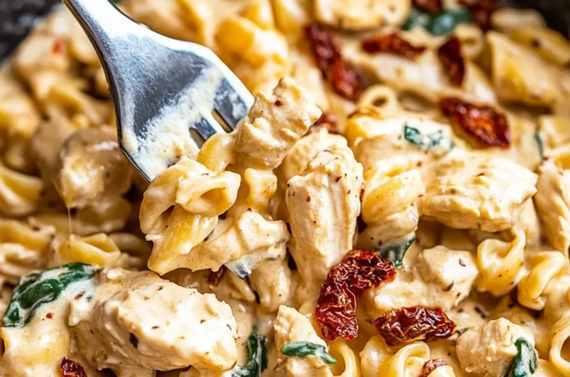 Creamy Sun Dried Tomato Chicken Pasta