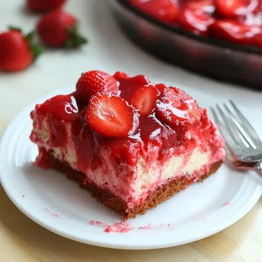 Strawberry Wet Cake