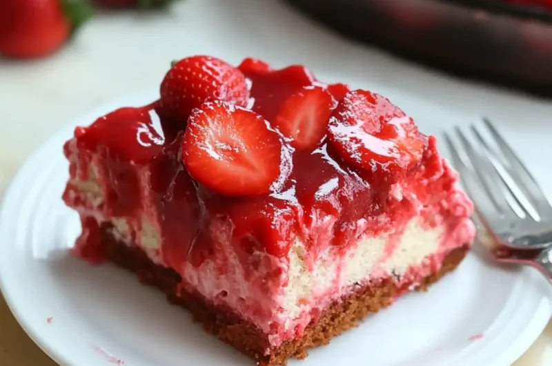 Strawberry Wet Cake