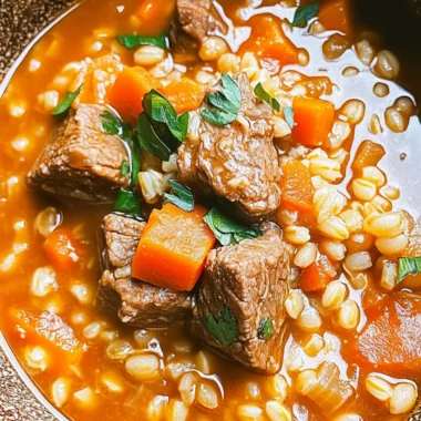 Beef and Barley Soup