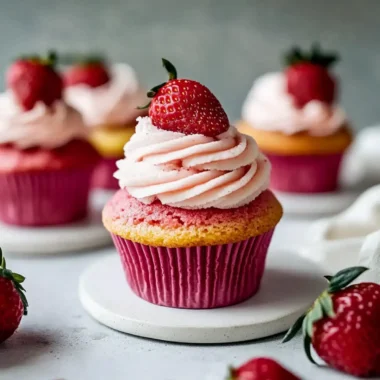 Vegan Strawberry Cupcakes
