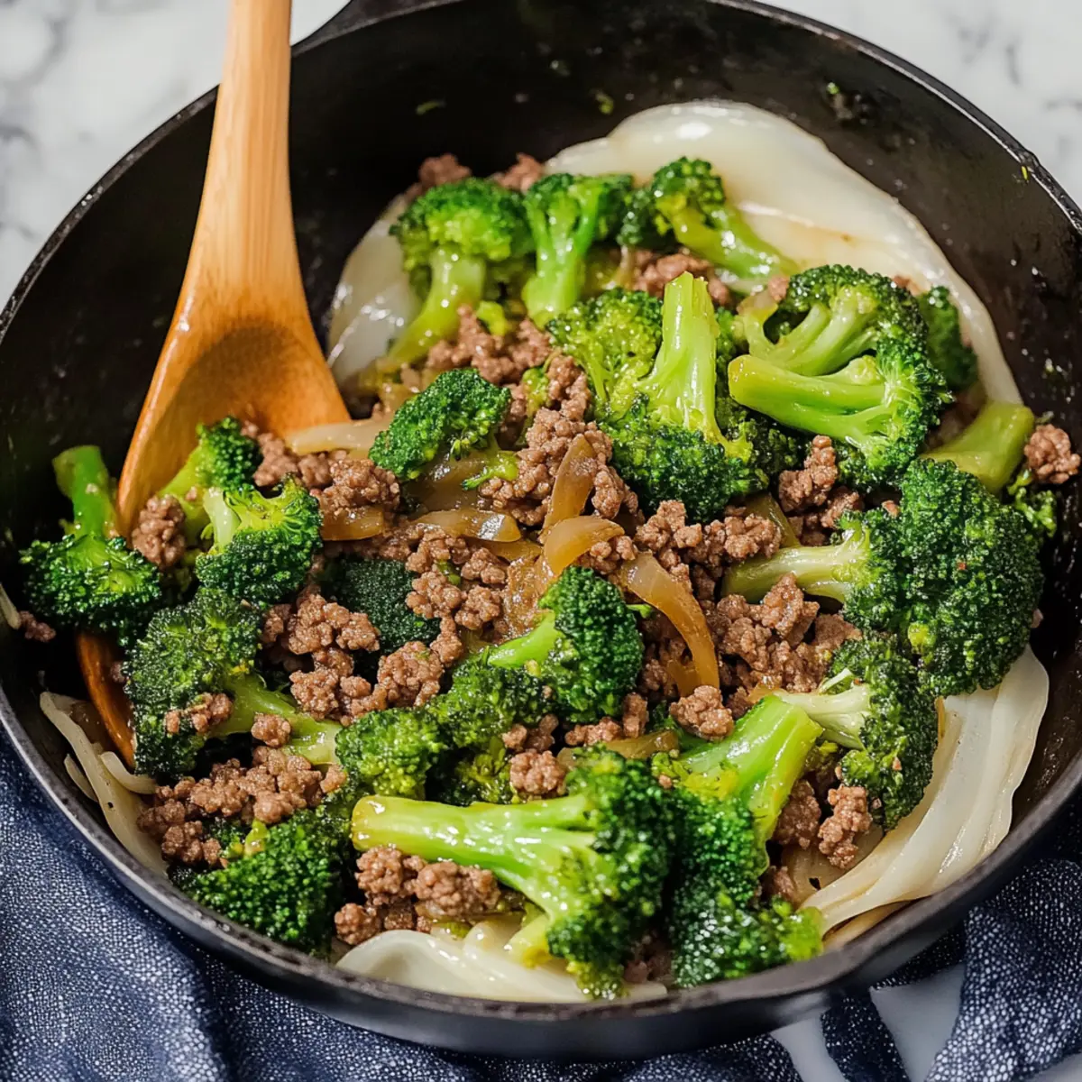 Ground Beef and Broccoli Stir Fry
