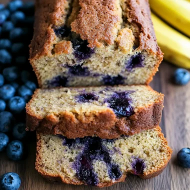 Cinnamon Sugar Blueberry Banana Bread
