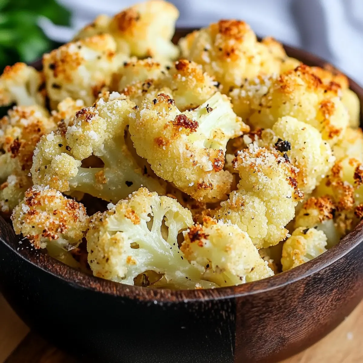 Parmesan Roasted Cauliflower