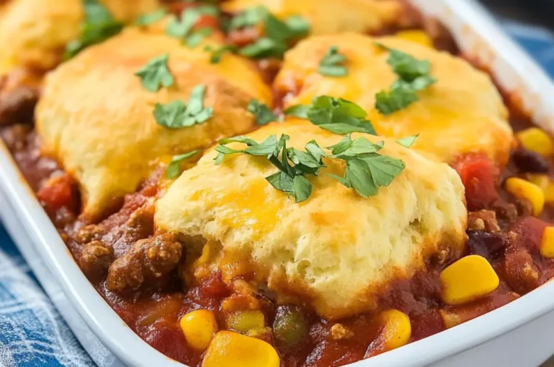 Chili Biscuit Bake