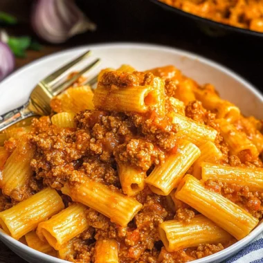 Rigatoni Bolognese