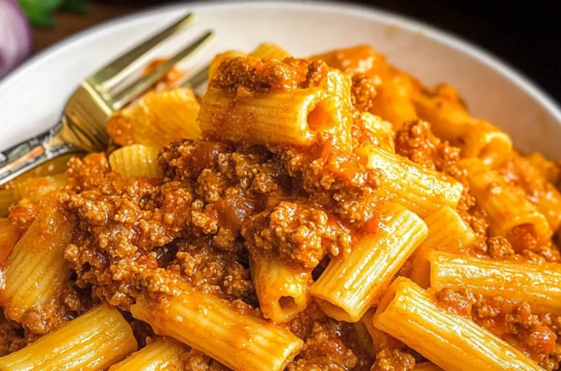 Rigatoni Bolognese