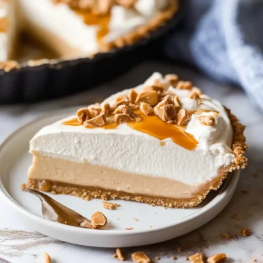 No Bake Butterscotch Pie