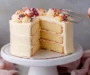 Healthy Vanilla Birthday Cake