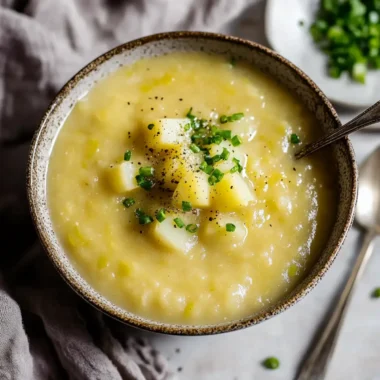 Vegan Potato Leek Soup