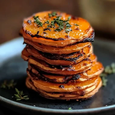 Crispy Sweet Potato Stacks