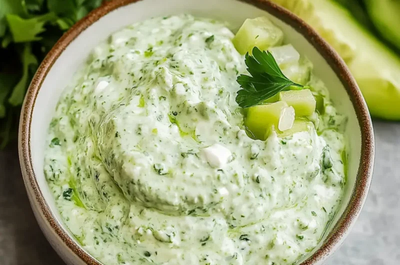 Green Goddess Cottage Cheese Dip
