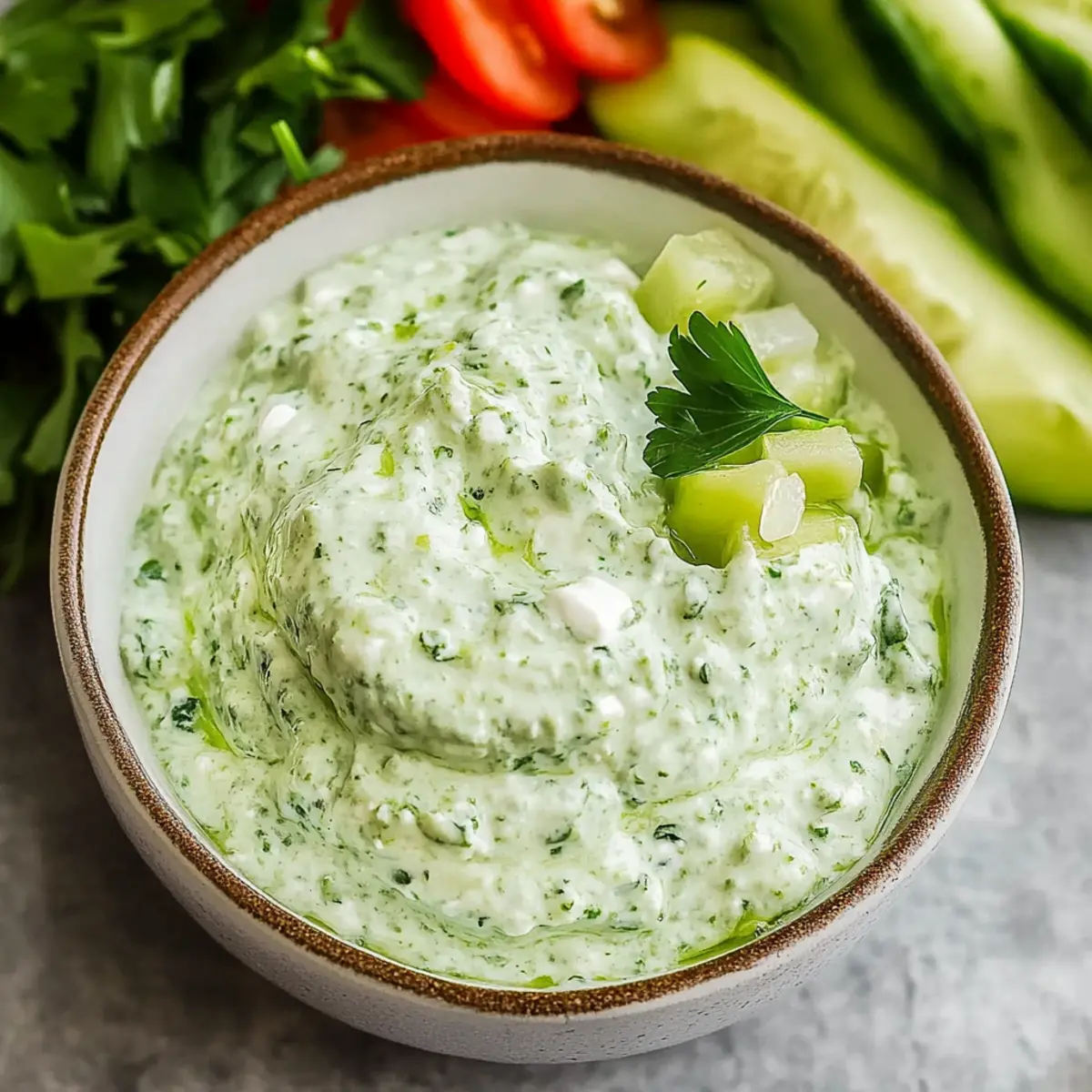 Green Goddess Cottage Cheese Dip