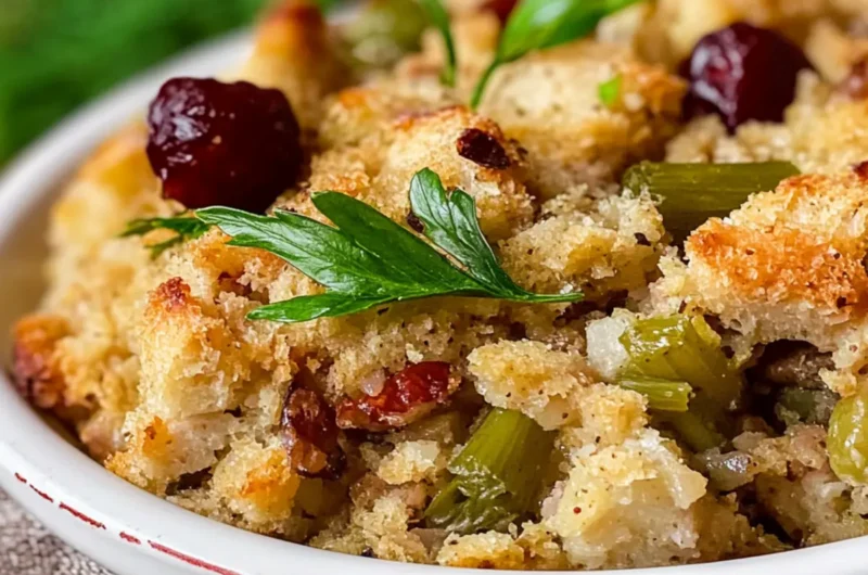 Turkey Stuffing Casserole