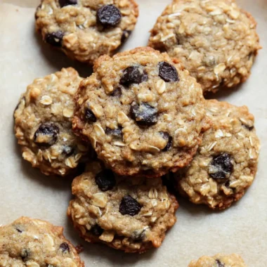 Chewy Oatmeal Raisin Chocolate Chip Cookies