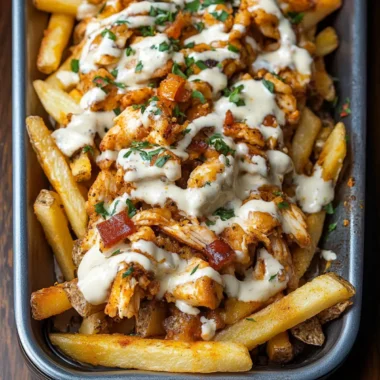 Cajun Chicken Loaded Fries