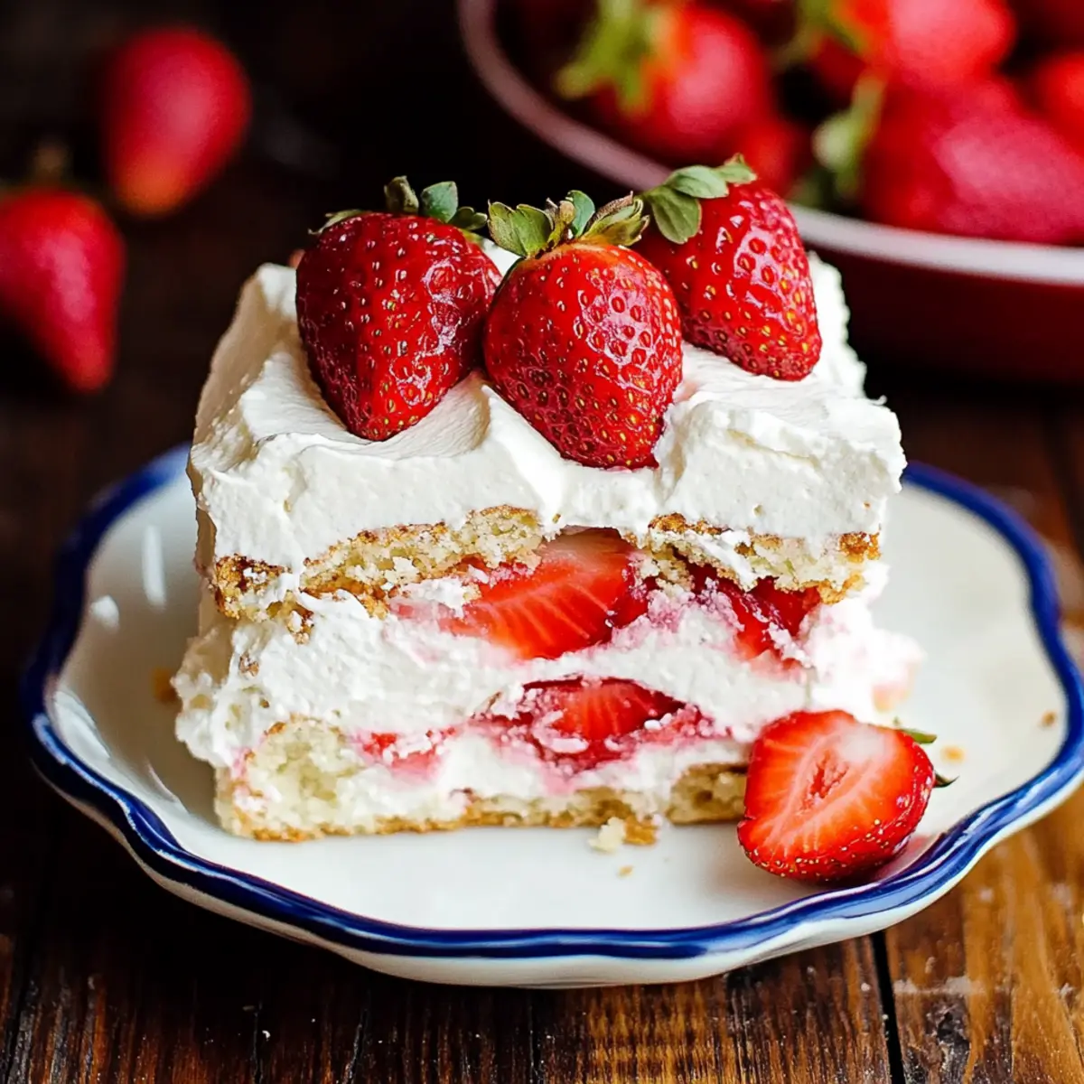 Strawberry Icebox Cake